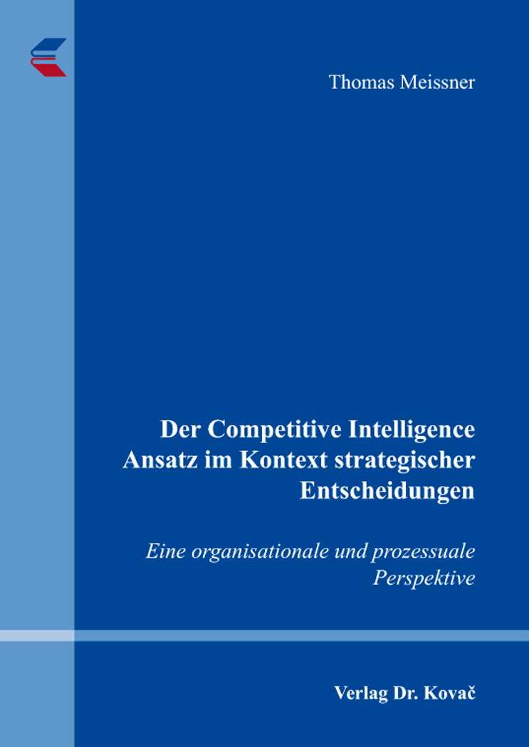 dissertation proposals into competitive intelligence