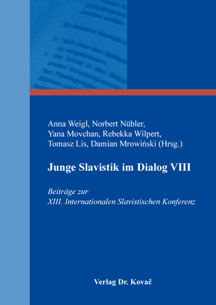 Cover: Junge Slavistik im Dialog VIII