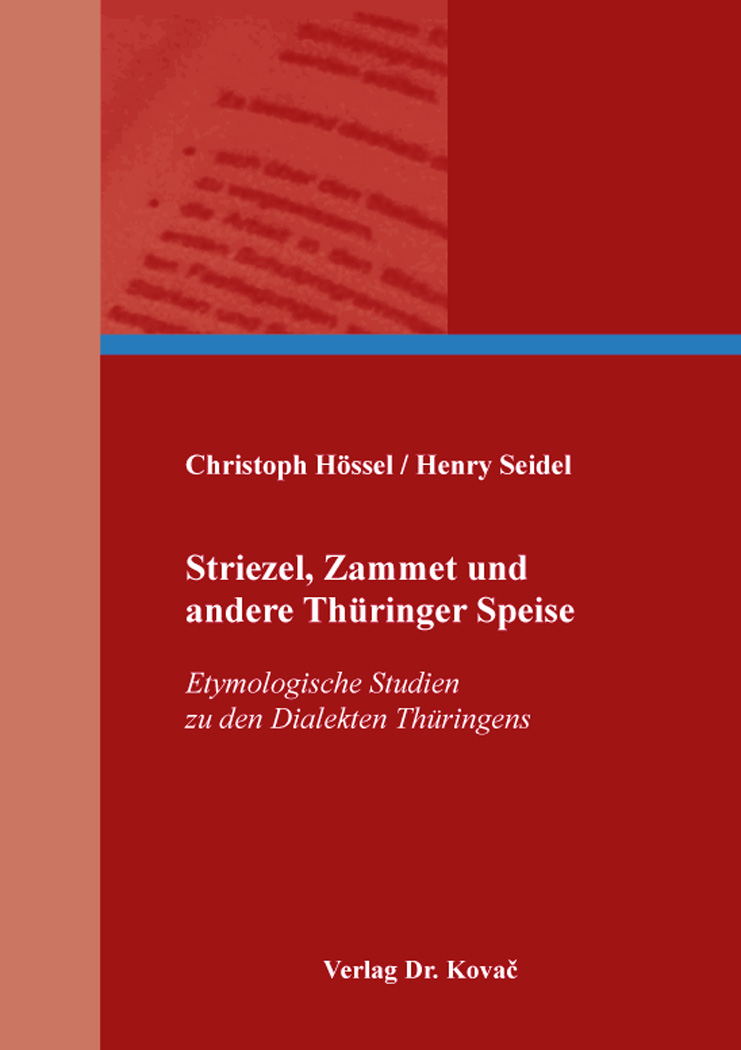 Cover: Striezel, Zammet und andere Thüringer Speise