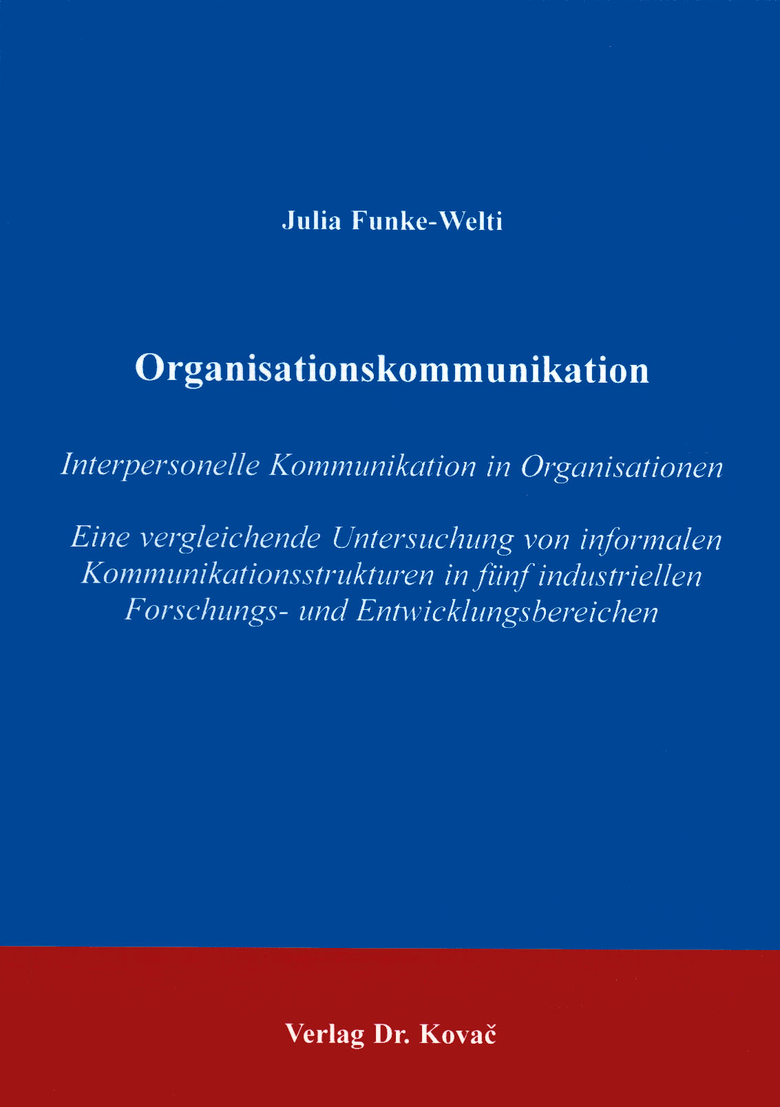 Cover: Organisationskommunikation