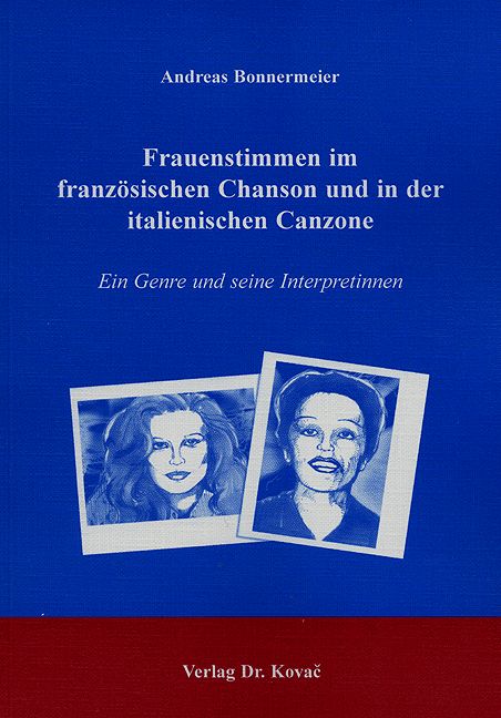 Cover: Frauenstimmen im französischen Chanson und in der italienischen Canzone