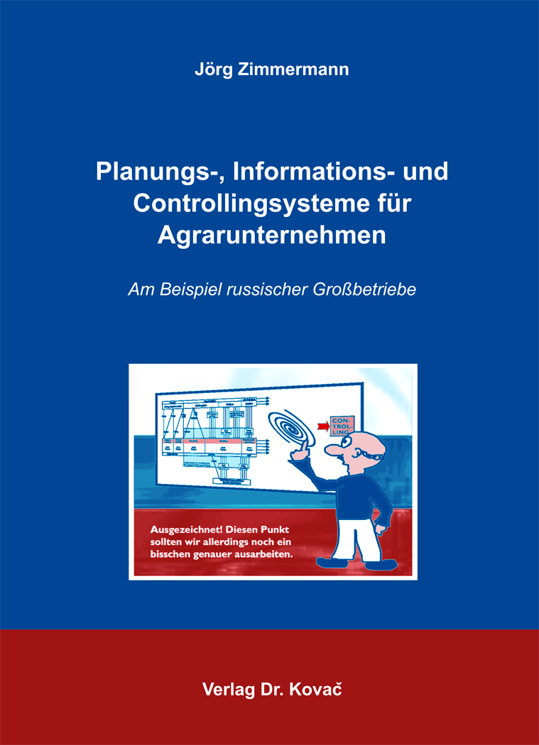 Cover: Planungs-, Informations- und Controllingsysteme für Agrarunternehmen