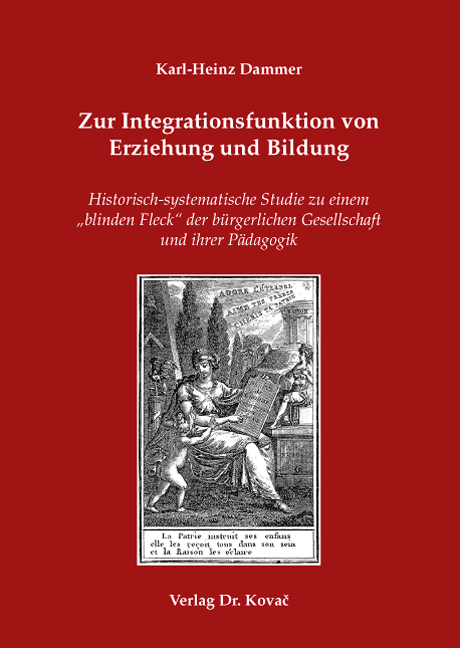Cover: Zur Integrationsfunktion von Erziehung und Bildung