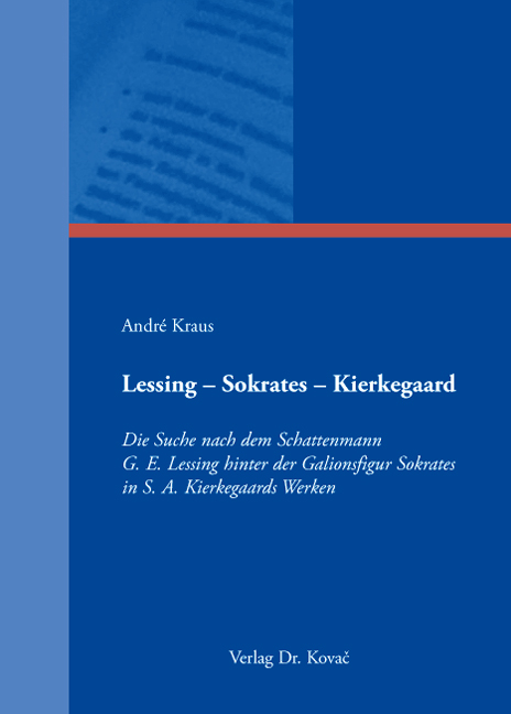 Cover: Lessing – Sokrates – Kierkegaard