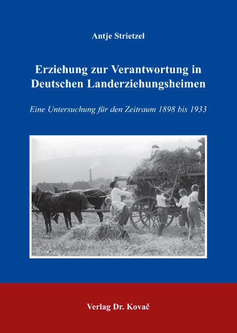 Cover: Erziehung zur Verantwortung in Deutschen Landerziehungsheimen