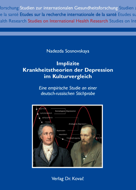 Cover: Implizite Krankheitstheorien der Depression im Kulturvergleich