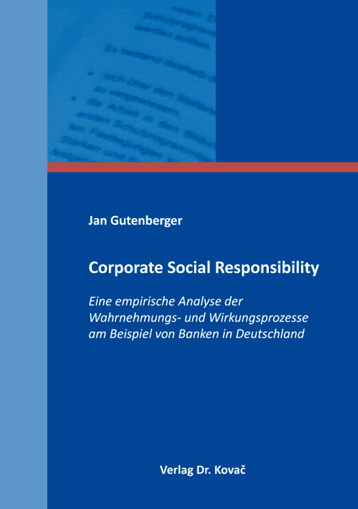 Cover: Corporate Social Responsibility