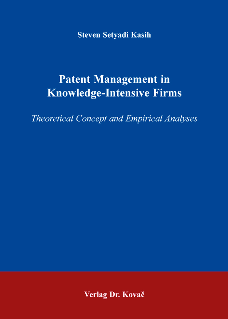Cover: Patent Management in Knowledge-Intensive Firms