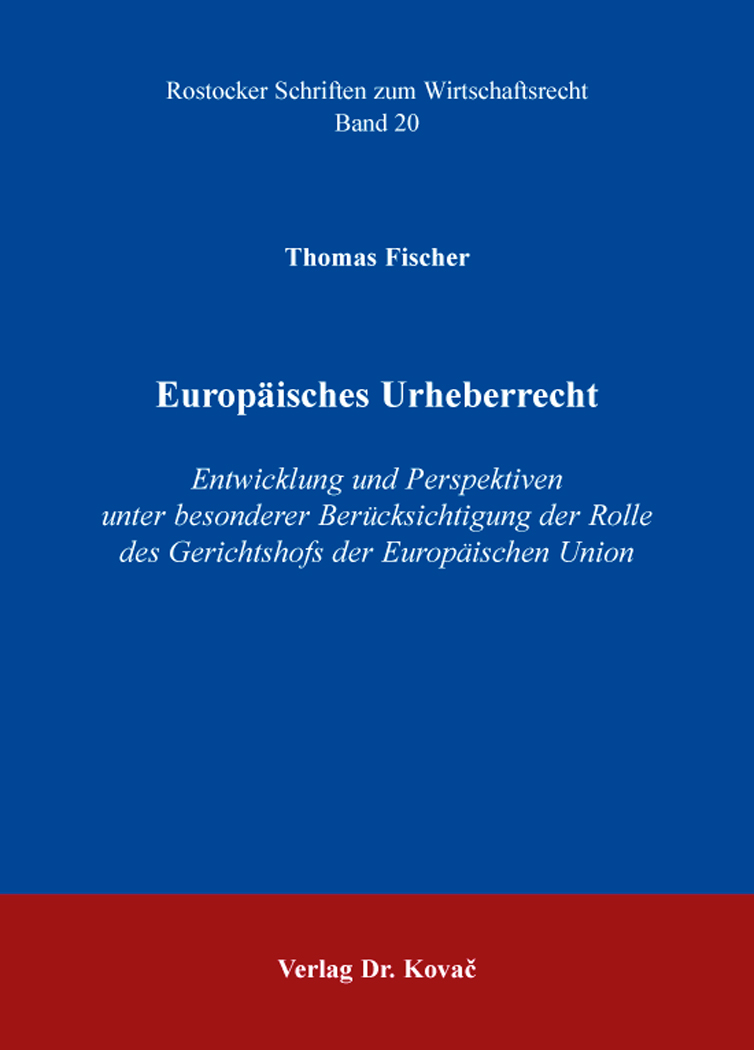Cover: Europäisches Urheberrecht