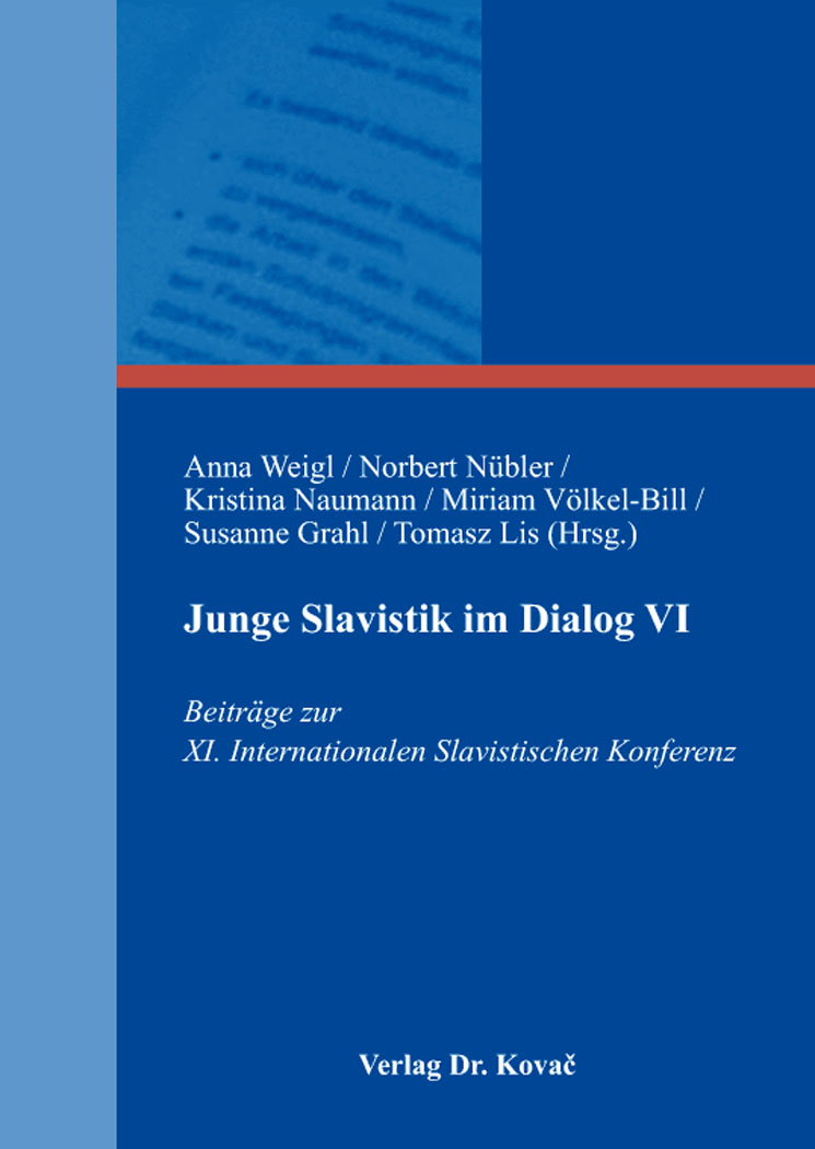 Cover: Junge Slavistik im Dialog VI