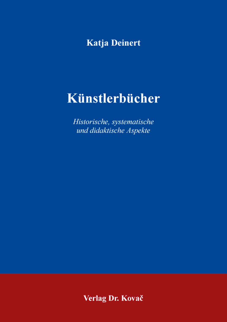 Cover: Künstlerbücher
