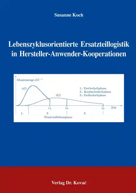 Cover: Lebenszyklusorientierte Ersatzteillogistik in Hersteller-Anwender-Kooperationen