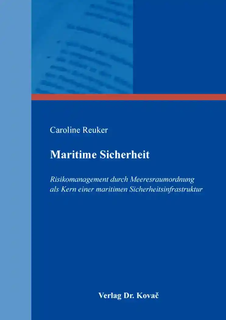Cover: Maritime Sicherheit