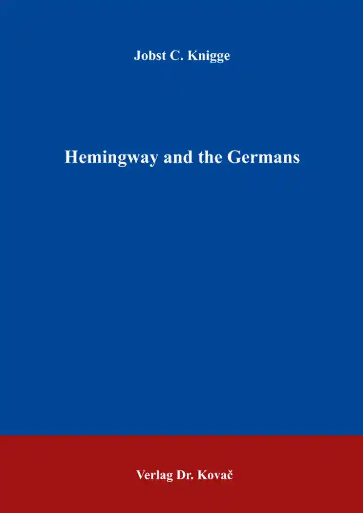 Cover: Hemingway and the Germans