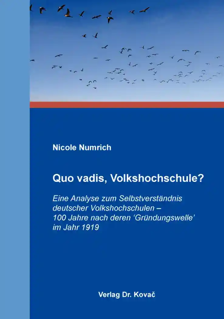 Cover: Quo vadis, Volkshochschule?