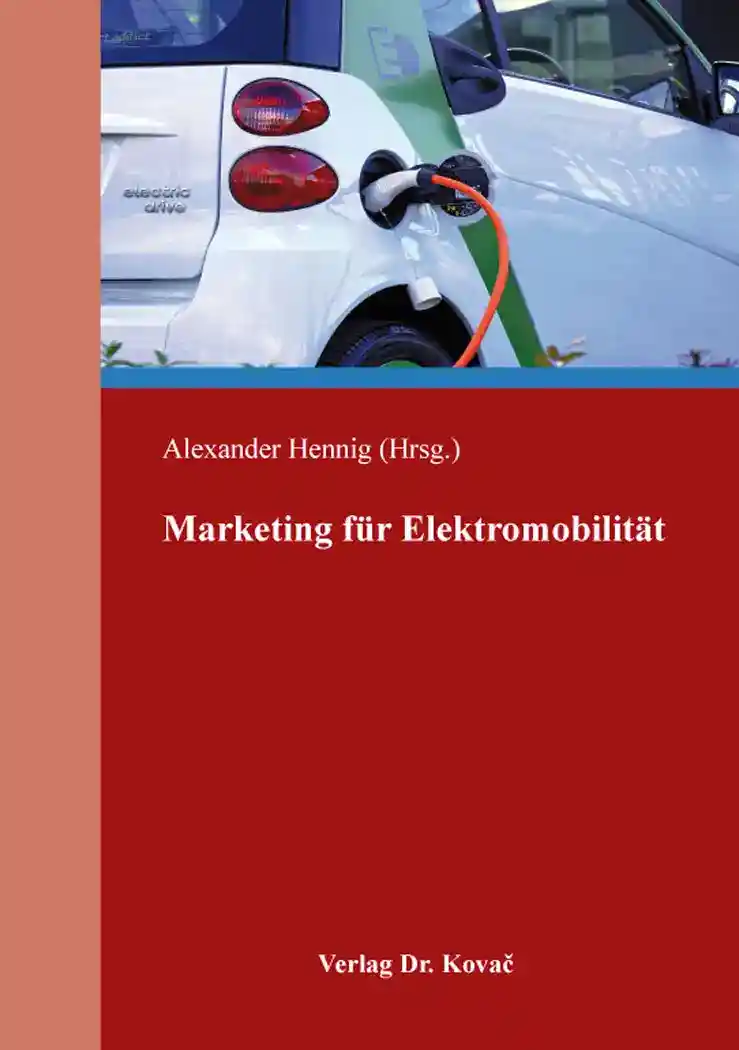 Cover: Marketing für Elektromobilität