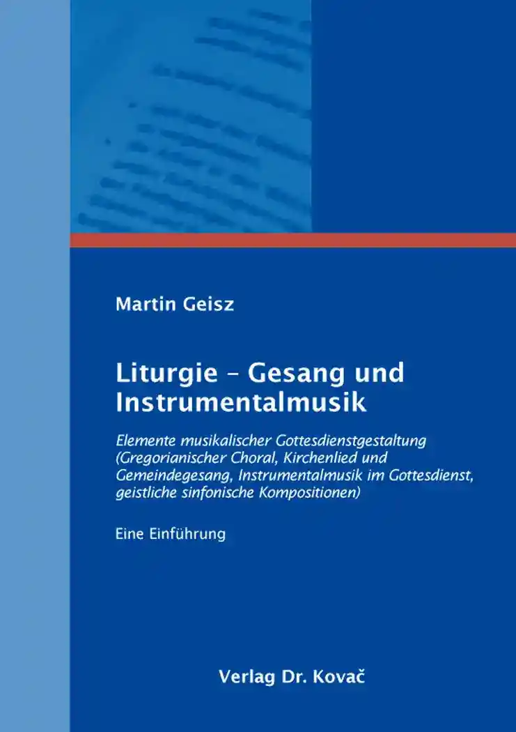 Cover: Liturgie – Gesang und Instrumentalmusik