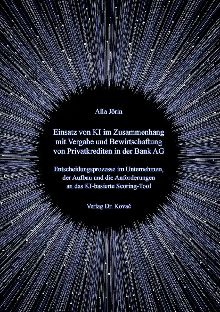 Cover: Einsatz von KI im Zusammenhang mit Vergabe und Bewirtschaftung von Privatkrediten in der Bank AG