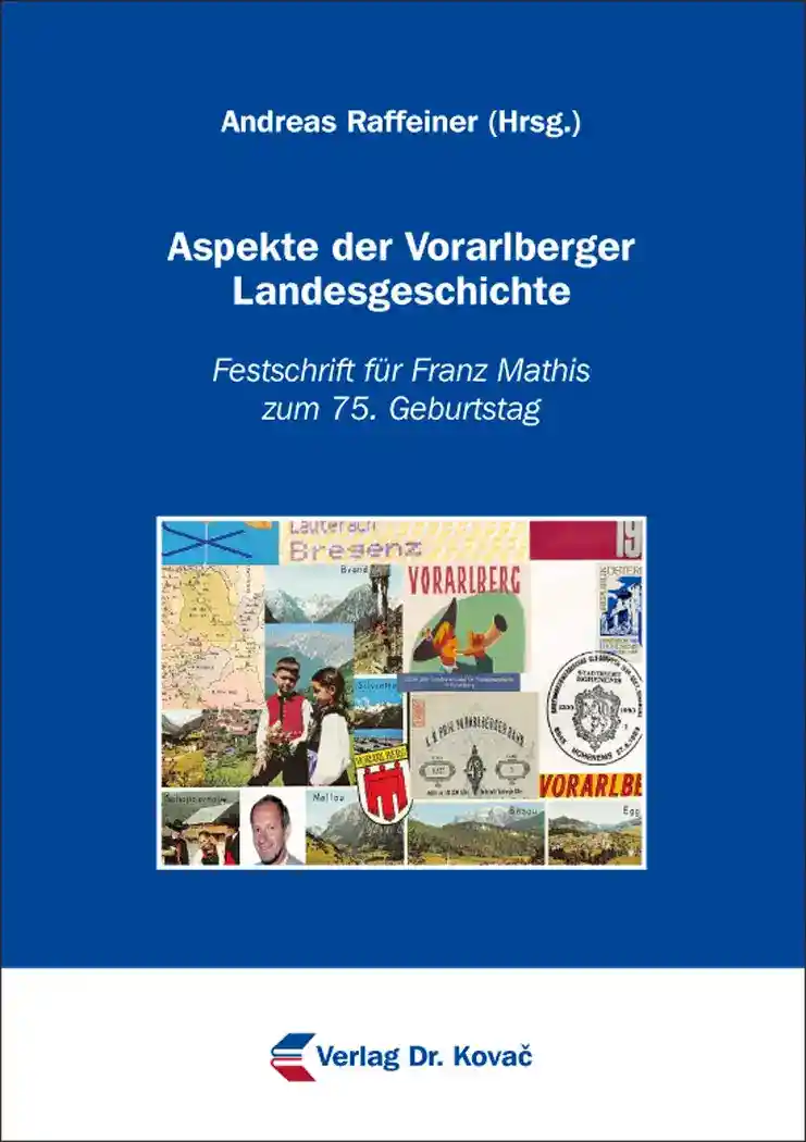 Cover: Aspekte der Vorarlberger Landesgeschichte