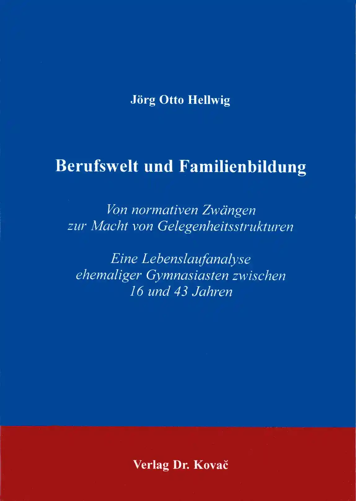 Cover: Berufswelt und Familienbildung