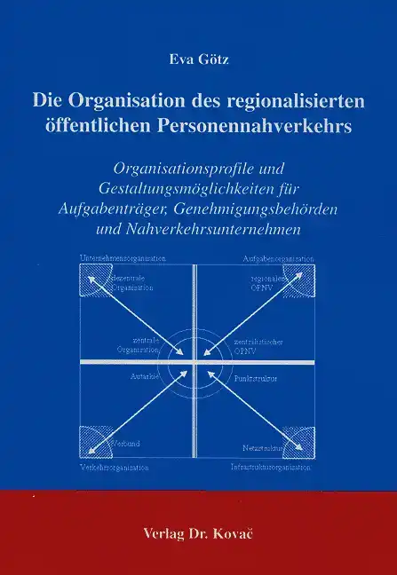 Dissertation: Die Organisation des regionalisierten öffentlichen Personennahverkehrs