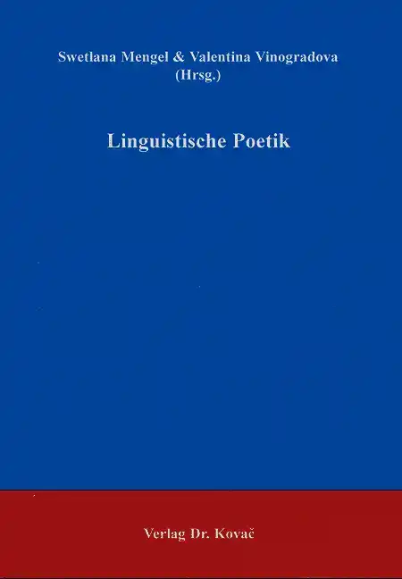 Sammelband: Linguistische Poetik