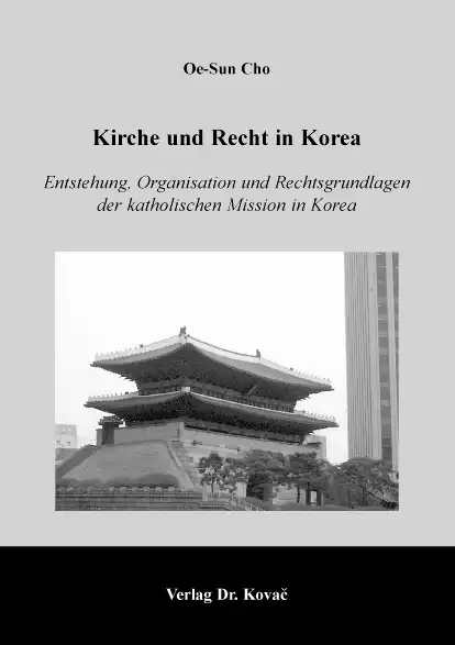 Doktorarbeit: Kirche und Recht in Korea