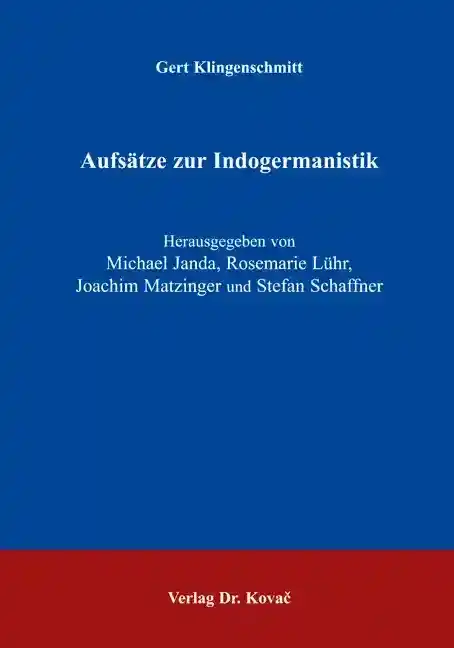 Sammelband: Aufsätze zur Indogermanistik