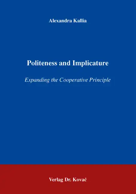 Politeness and Implicature (Dissertation)