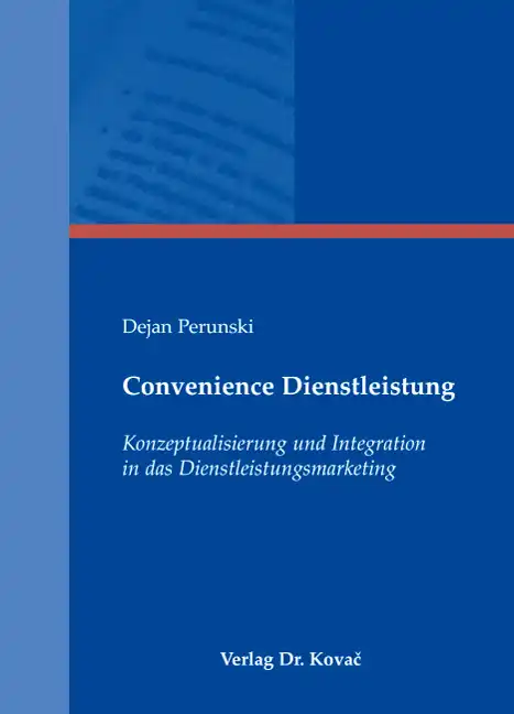  Dissertation: Convenience Dienstleistung