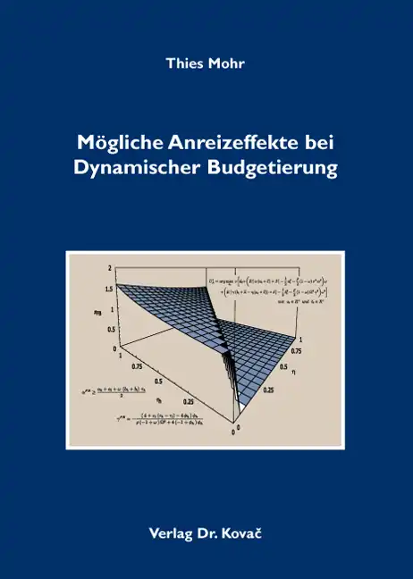 Doktorarbeit: Mögliche Anreizeffekte bei Dynamischer Budgetierung