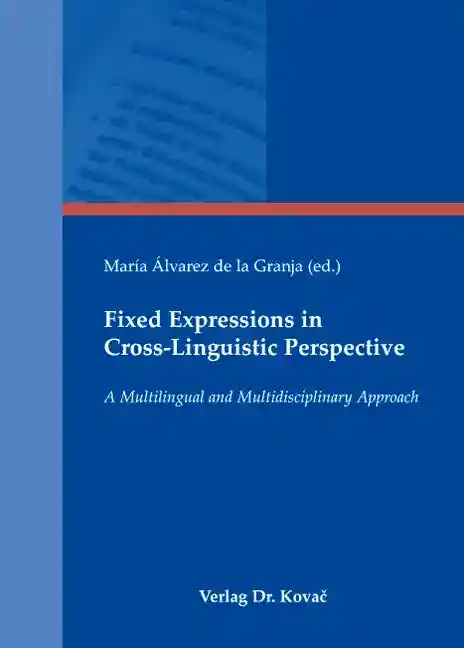 Cover: Fixed Expressions in Cross-Linguistic Perspective