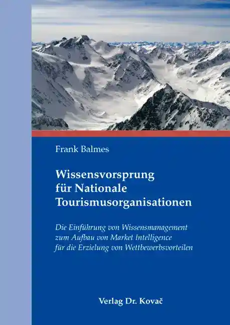 Cover: Wissensvorsprung für Nationale Tourismusorganisationen