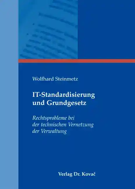 Cover: IT-Standardisierung und Grundgesetz