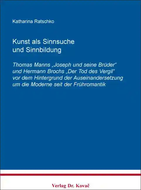 Coverabbildung: Doktorarbeit, „Kunst als Sinnsuche und Sinnbildung“ von Katharina Ratschko