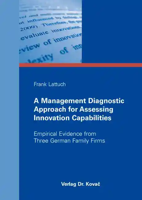 Cover: A Management Diagnostic Approach for Assessing Innovation Capabilities