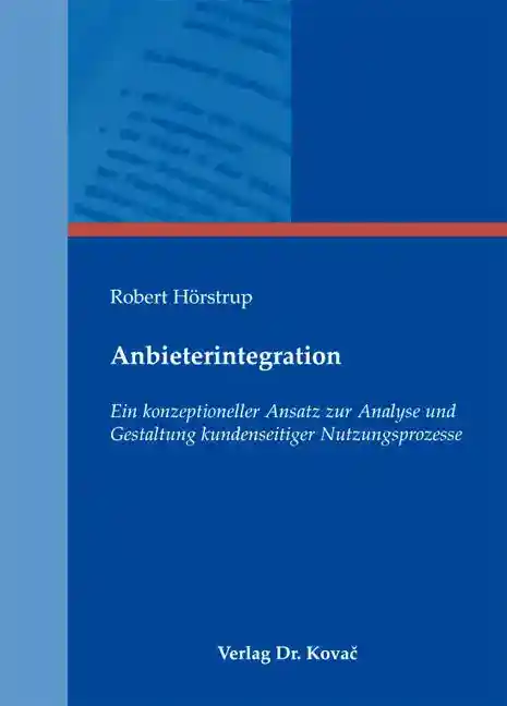 Anbieterintegration (Dissertation)