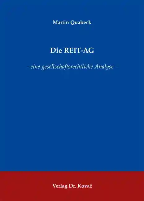 Die REIT-AG (Doktorarbeit)
