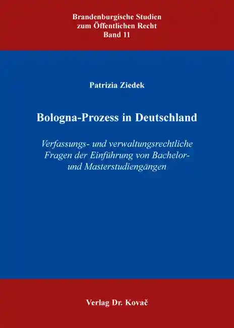 Bologna-Prozess in Deutschland (Dissertation)