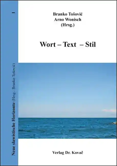 Cover: Wort – Text – Stil