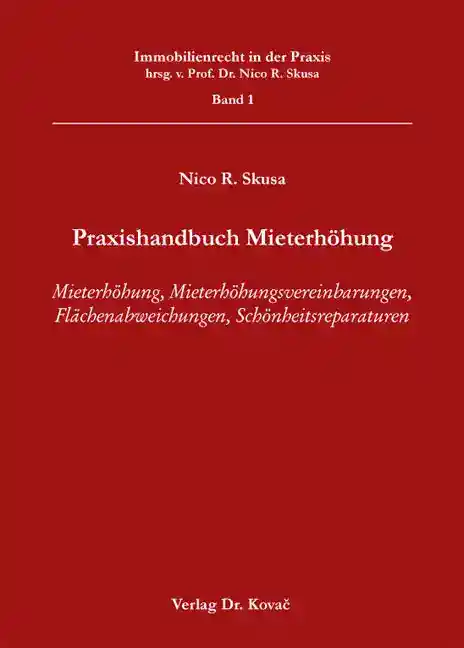 Cover: Praxishandbuch Mieterhöhung