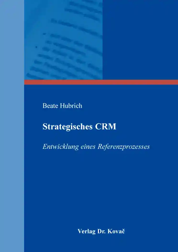 Cover: Strategisches CRM