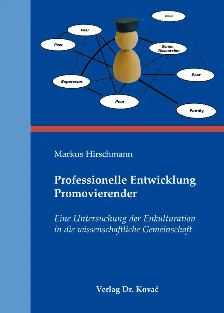 Cover: Professionelle Entwicklung Promovierender