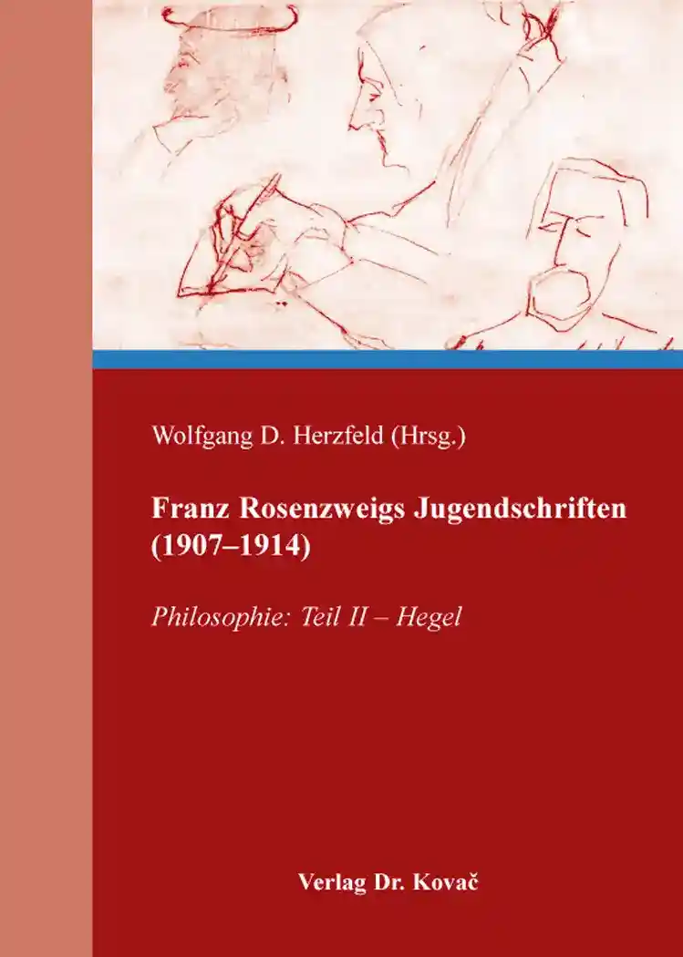 Cover: Franz Rosenzweigs Jugendschriften (1907–1914)
