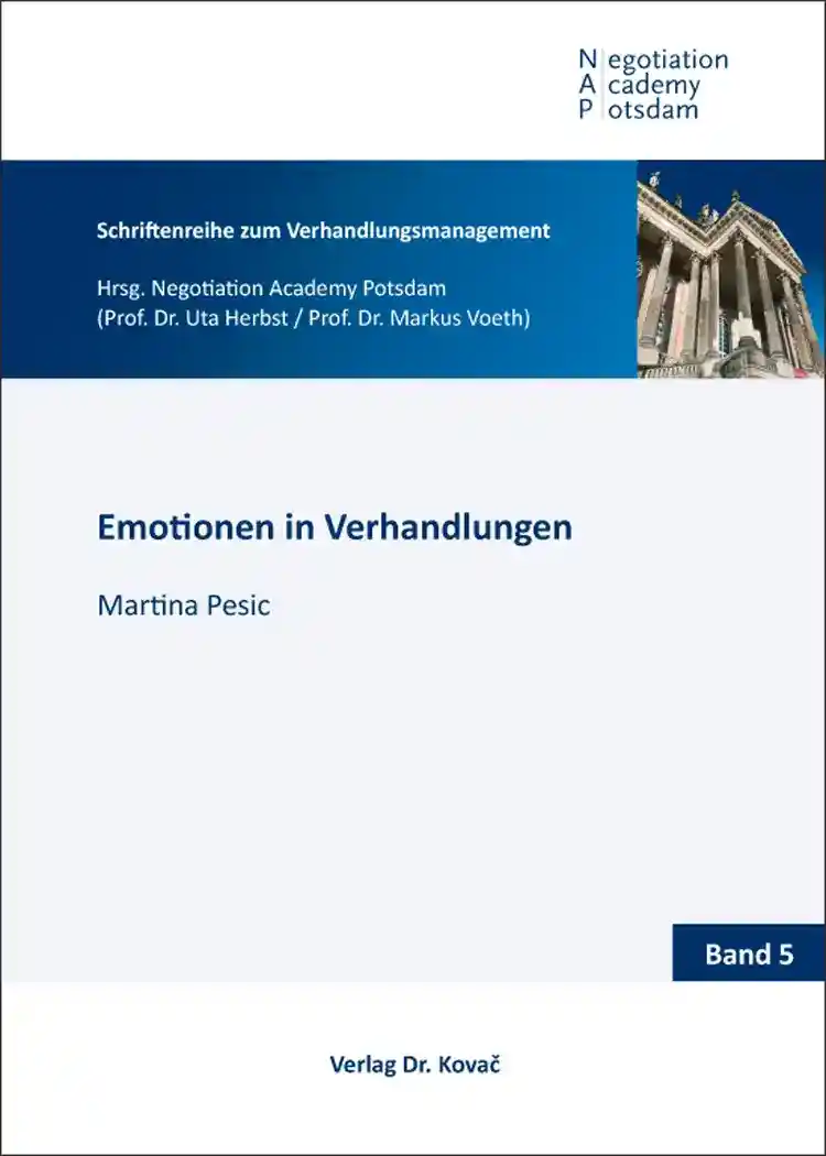 Emotionen in Verhandlungen (Doktorarbeit)