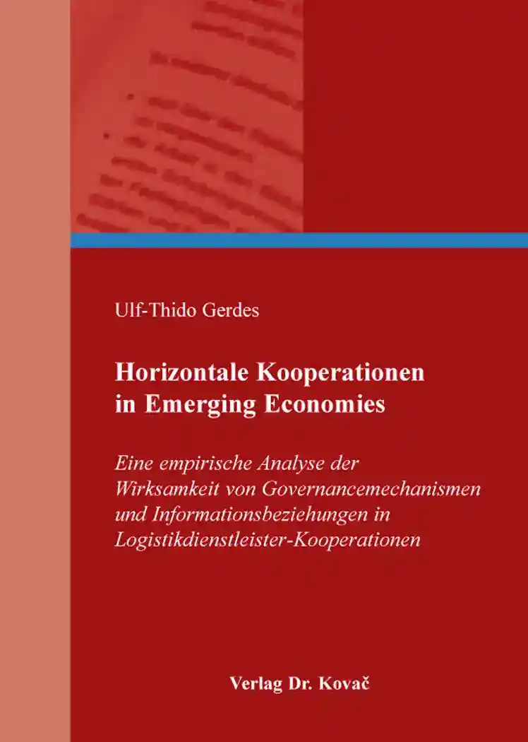 Cover: Horizontale Kooperationen in Emerging Economies