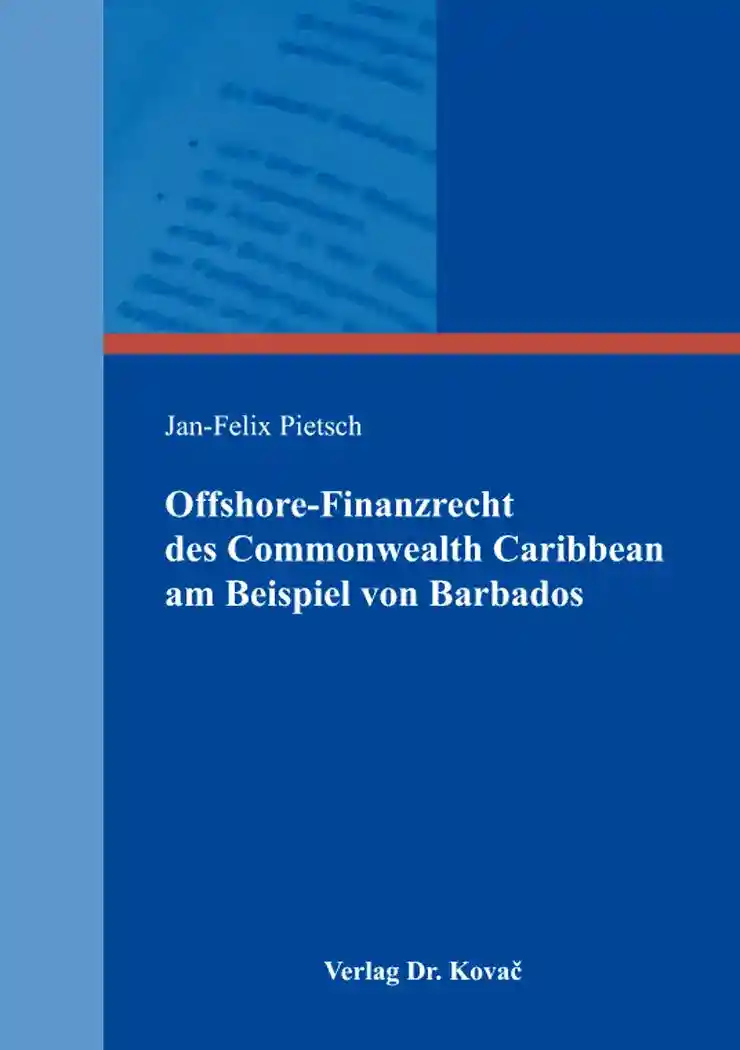 Cover: Offshore-Finanzrecht des Commonwealth Caribbean am Beispiel von Barbados