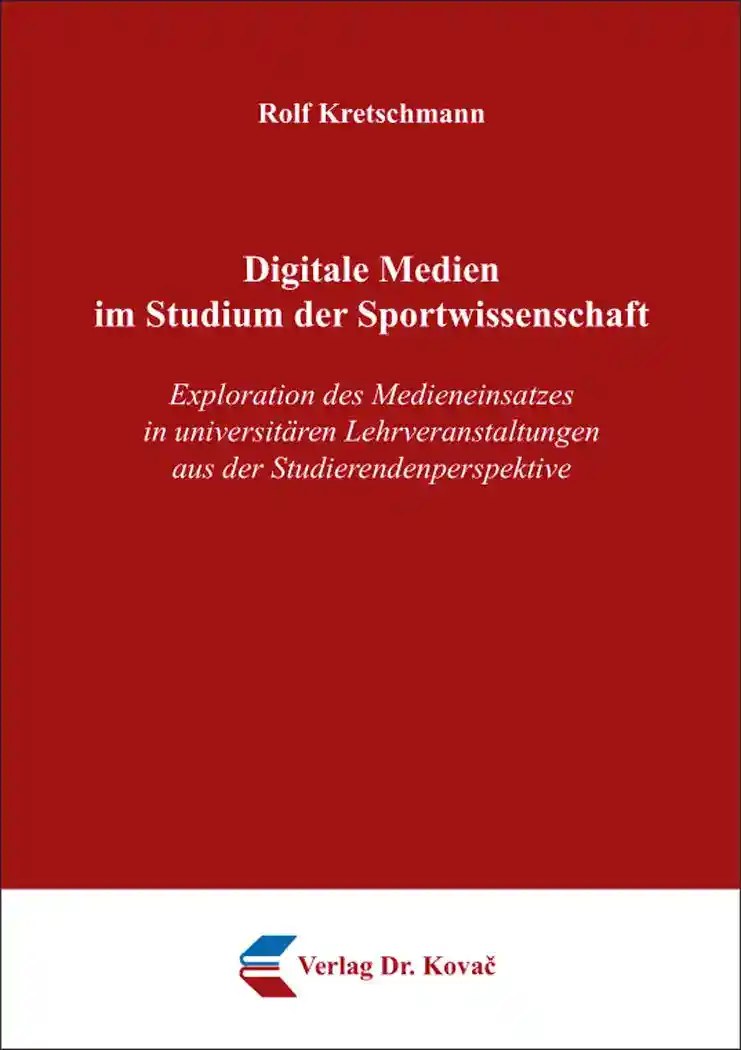 Cover: Digitale Medien im Studium der Sportwissenschaft
