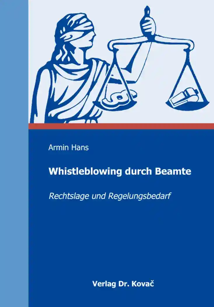 Cover: Whistleblowing durch Beamte