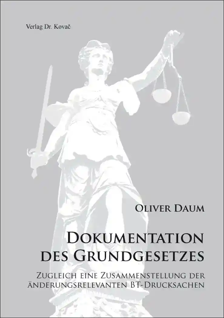 Cover: Dokumentation des Grundgesetzes